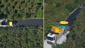 Ordu'da Yıldızlı Mahallesi'nde Sıcak Asfalt Uygulaması Başladı